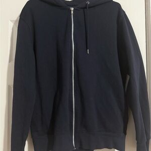 Primark Dark Blue zip up hoodie
